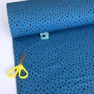 Dotty Dots - Softshell - Jeans Blue