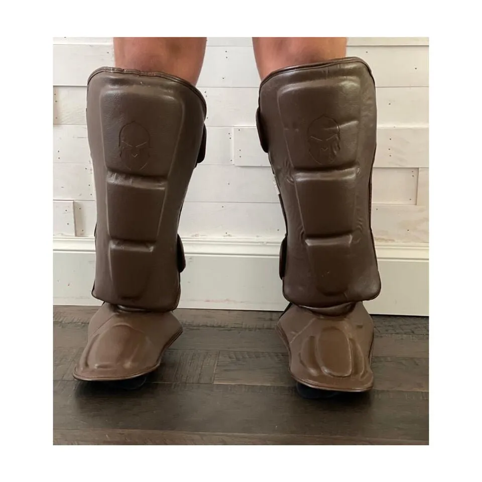 MMA LEG FOOT GUARDS MUAY THAI SHIN INSTEP PADS
